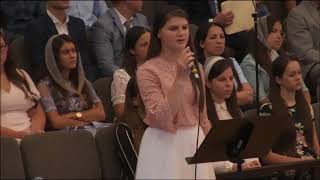 Video thumbnail of "Genunchii îmi aplec - Biserica Penticostală Golgota Portland OR 8-20-2017 am"