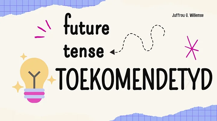The essential rules of Toekomende Tyd (Future Tense) for Afrikaans FAL, the easy way!
