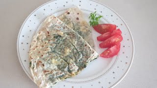 Spinach Pancake (Turkish “Gozleme”)