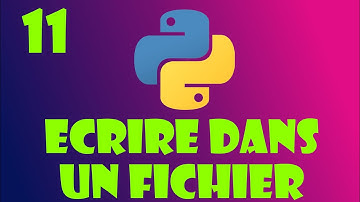 Python - 11 : Ecrire dans un fichier texte