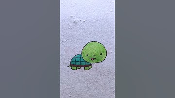 Simple Turtle 🐢 Drawing #shorts #shortvideo #trending #viralvideo #short #shortsfeed #video #foryou