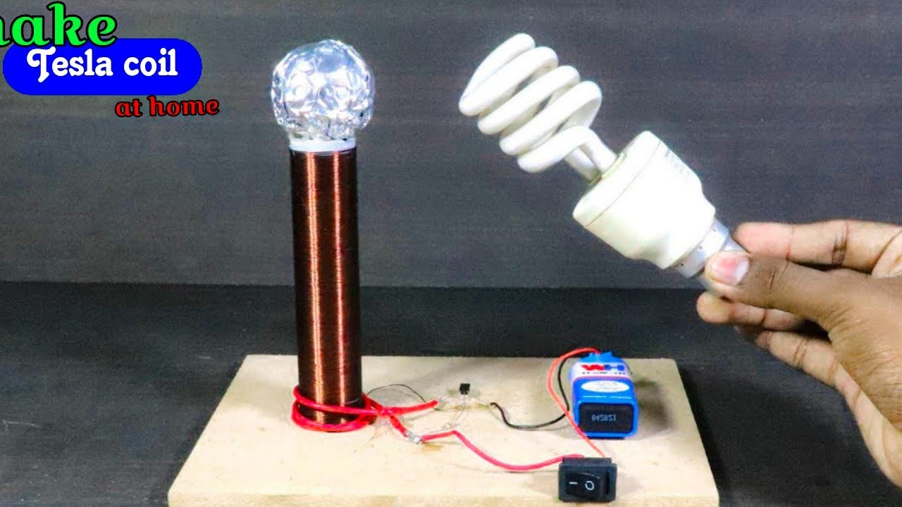 how to make a mini Tesla coil at homeExperiment_35 YouTube