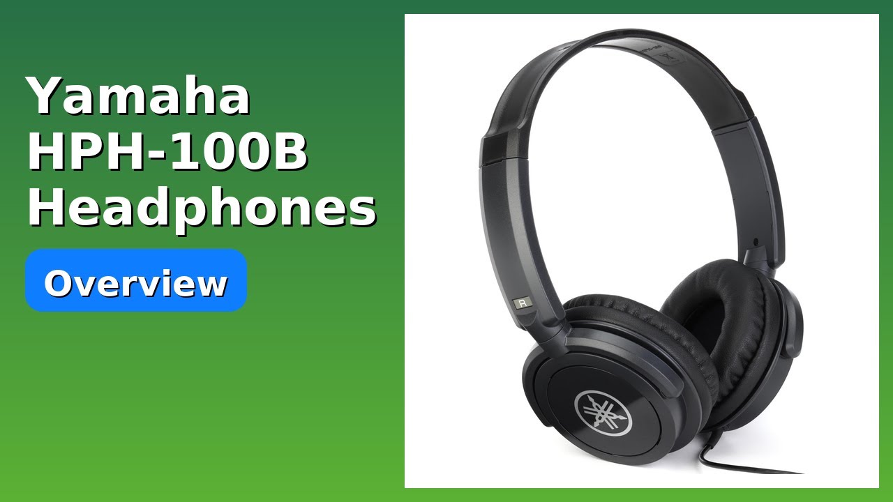 REVIEW (2026): Yamaha HPH-100B Headphones. Features. - YouTube