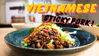 Vietnamese Sticky Pork🐷🍚: Quick & Easy Recipe in under 20 minutes 🍽️🕖