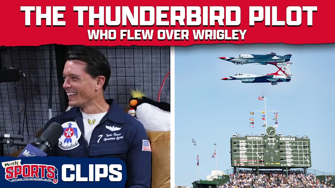 He Flew An F-16 Over Wrigley Mid Game