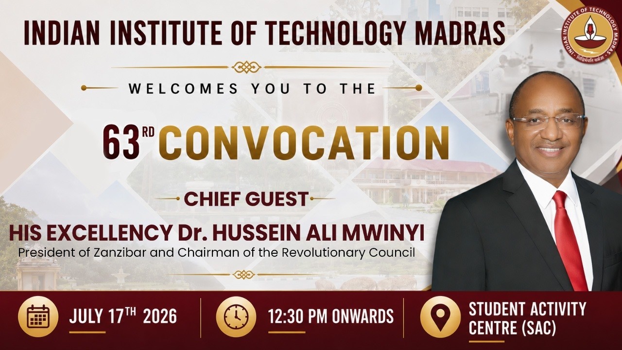 IIT Madras - 63rd Convocation