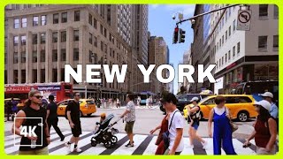 NYC Walk 4k - Sunny day in NEW YORK CITY