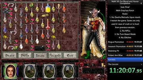 MM7 Solo Thief No Deaths/Reloads/NPCs/Turn Based/Glitches (Attempt 6 Part 4)