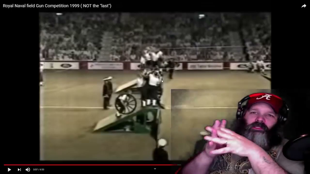 American Reacts to The Royal Naval Field Gun Competition