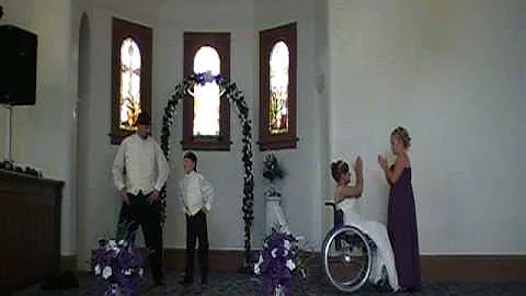 Randall and April Roe Funny First Wedding Dance