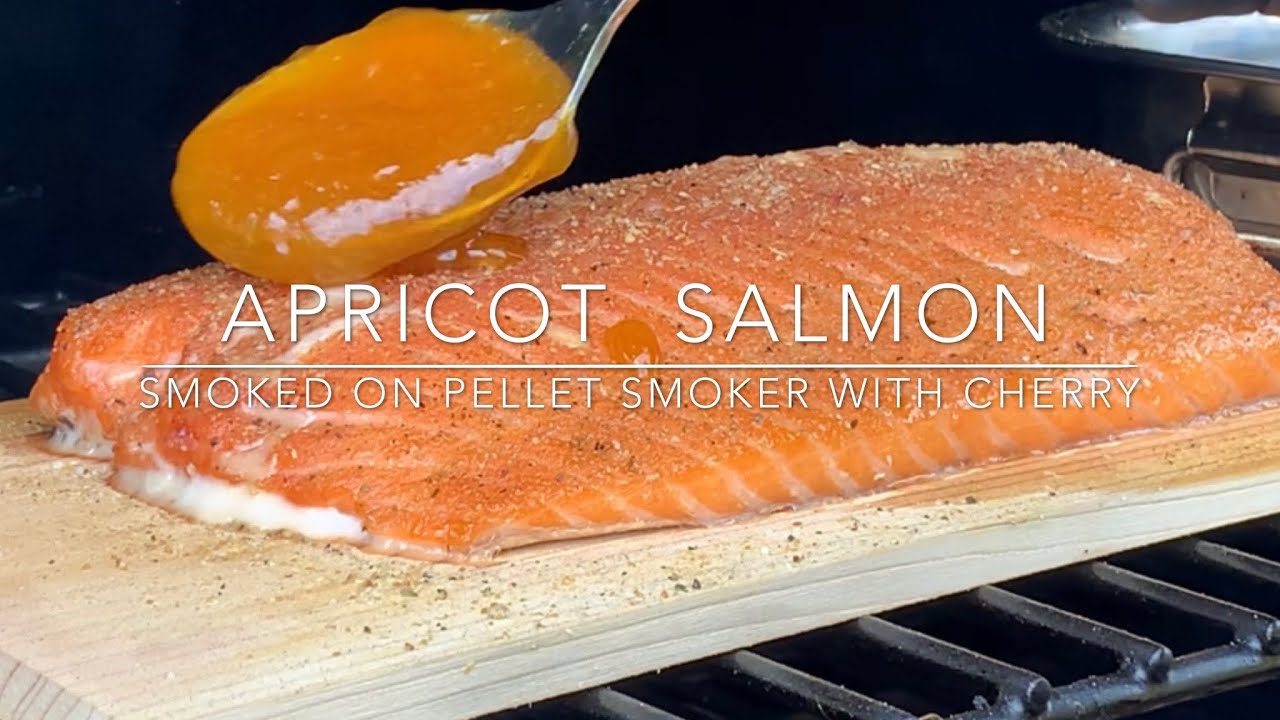 Low and Slow smoked Apricot Salmon Best Salmon EVER Pellet Smoker