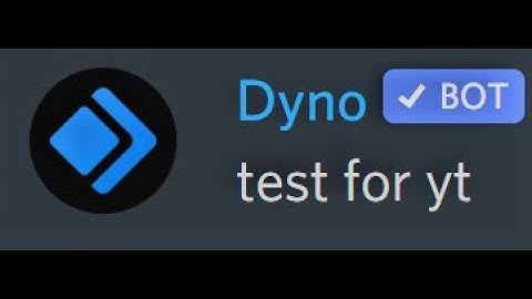 How to make dyno say something in the channel u mention