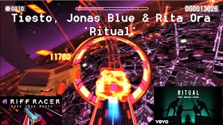 Riff Racer Gameplay: 'Tiesto, Jonas Blue & Rita Ora - Ritual' Music Track screenshot 4