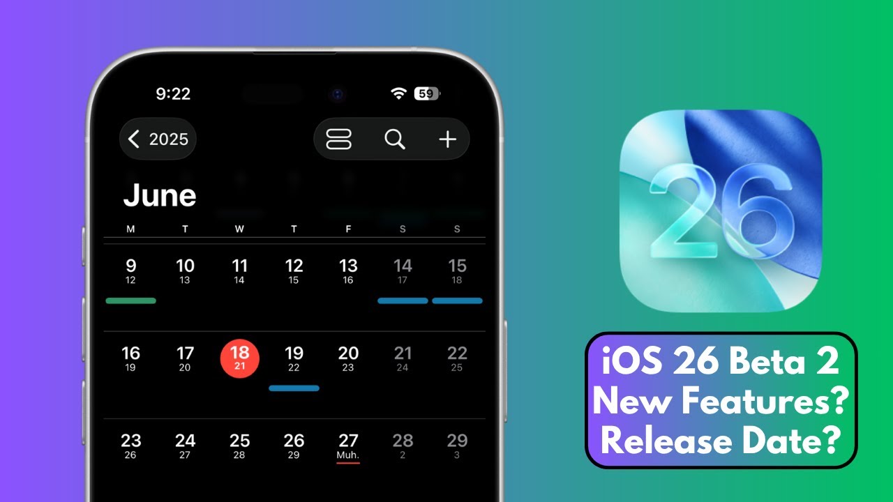 python beta 2 released for testing the experimental... iOS 26 Beta 2 Release Date, New Features & More - YouTube