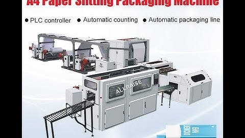 High Speed A4 Paper Production Line A4 Paper Manufacturing A3/A4 Paper Roll to Sheet Cutting Machine