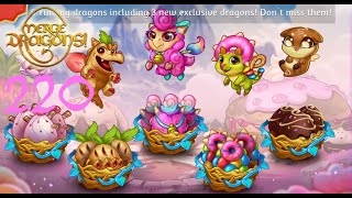 Merge Dragons - Yummy Dragons, Clean-up & New Arcadia Dragon 🐉🤫