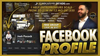 Facebook Profile Optimization - Coaches &amp; Consultants (Lead Generation) Josh Pocock, ExecutiveStride