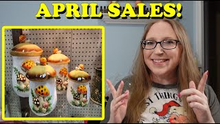 WHAT SOLD IN OUR ANTIQUE BOOTH?! April 2024 Sales!