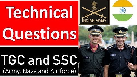TGC and SSC Tech  Technical Questions | SSB