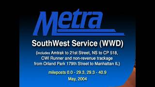 Metra Southwest Service Cabride May 2004