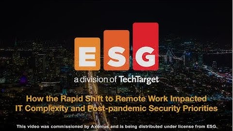 2021 Cybersecurity Asset Management Trends | Axonius & ESG Report