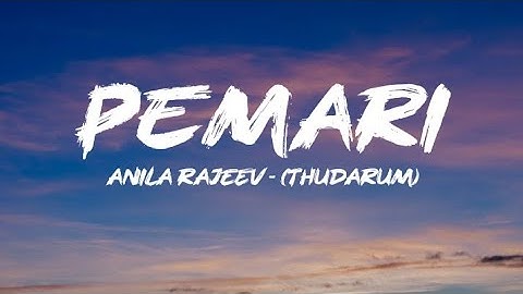 Pemari (Lyrics) - | Thudarum | Anila Rajeev | Jakes Bejoy |