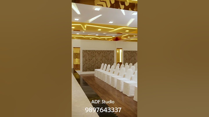 Banquet hall design #shorts #marriagehalldesign #interiordesign