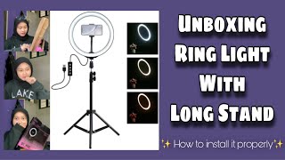Ring light 26cm sangat disarankan untuk youtuber pemula yg mau membuat konten video dengan lighting . 
