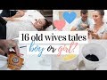 OLD WIVES TALES GENDER PREDICTION TESTS | BAKING SODA TEST, CABBAGE TEST, RING TEST 👶🏼🍼💖💙