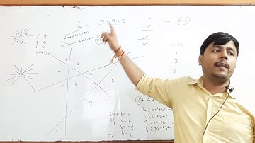 #permutation and combination  maximum number of divisions of plane by n straight lines