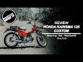 Eng sub review honda karisma 125 custom  motovlog wabisabi28 bali