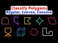 Classify polygons regular convex  concave  geometry  eat pi