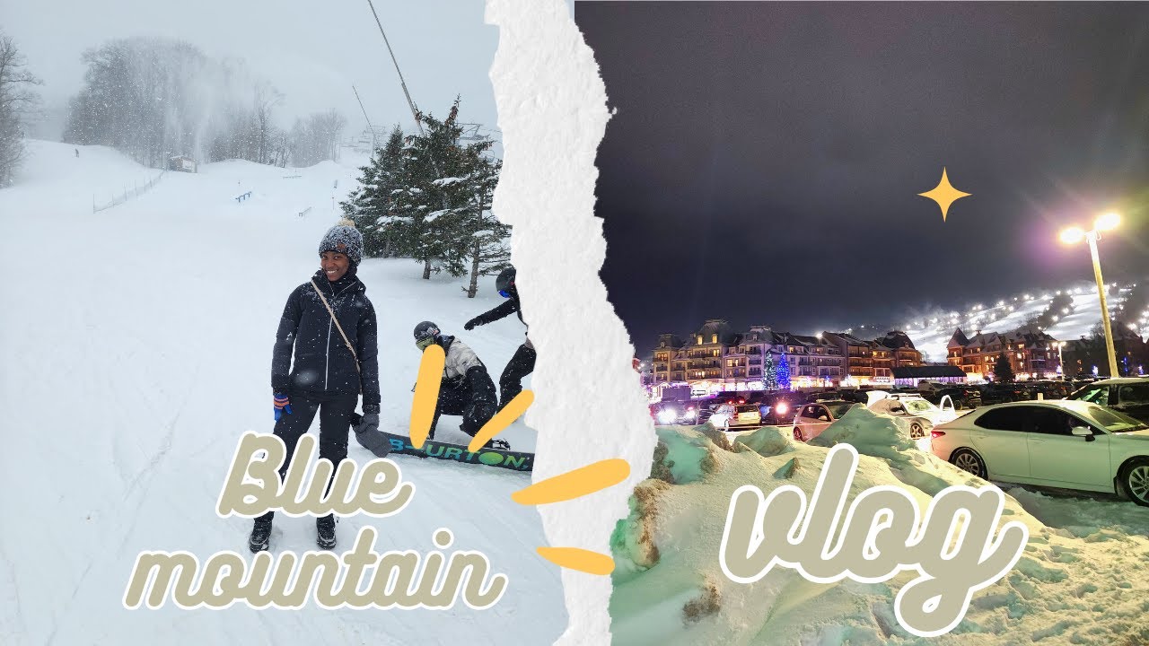 Blue Mountain vlog: Skiing (FAIL), Blue mountain village, tubing and other  winter activities