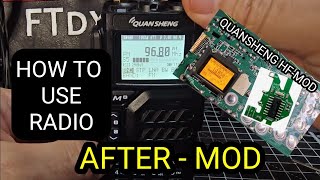 HF MODE,  NEW BOARD   UVK5  HOW TO USE RADIO