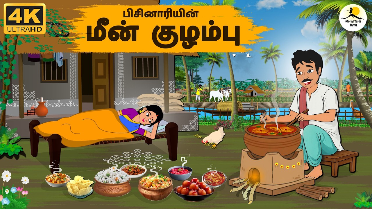 Tamil Stories - பிசினாரியின் மீன் குழம்பு  | Stories In Tamil | Tamil Moral Stories
