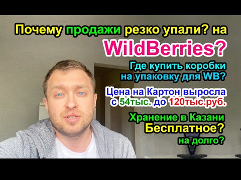 Почему резко упали продажи на WildBerries? моё мнение / Подорожание..