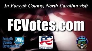 In Forsyth, NC www.FCVotes.com