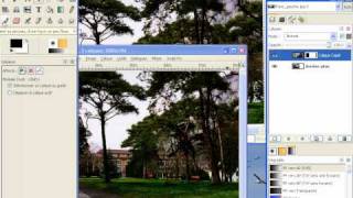 0170 Gimp Fusionner Deux Images Panorama