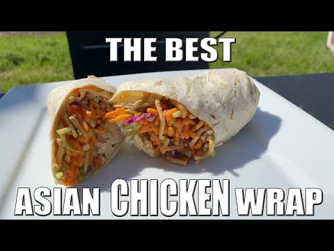 asian chicken wraps