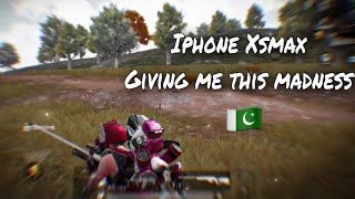 IPHONE XSMAX GIVING ME THIS MADNESS ⚡️?| PUBG MONTAGE ??