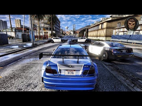 ► GTA 6 Graphics - BMW M3 NFS MW! ✪ M.V.G.A. - Gameplay! 2017 Realistic Graphics MOD 60FPS