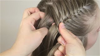 Две косички колосок / #Прическа для школы / #прически на длинные волосы