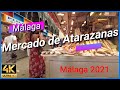 Mercado de Atarazanas [4K 60 fps] MÁLAGA SPAIN 🌞 - Guía mercado de la ciudad de Málaga 🌍 .