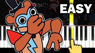 Friday Night Funkin' VS Freddy Beatbox - FNAF Security Breach - EASY Piano tutorial