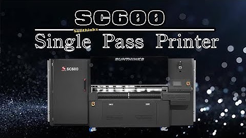 New SC600 single pass corrugated carton printer