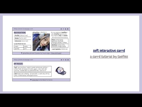 📁 soft interactive carrd tutorial