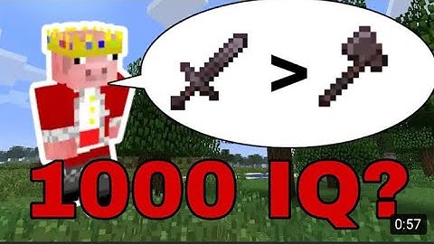 Technoblade explains why he uses sword 🗡 instead of his axe 🪓 #shorts