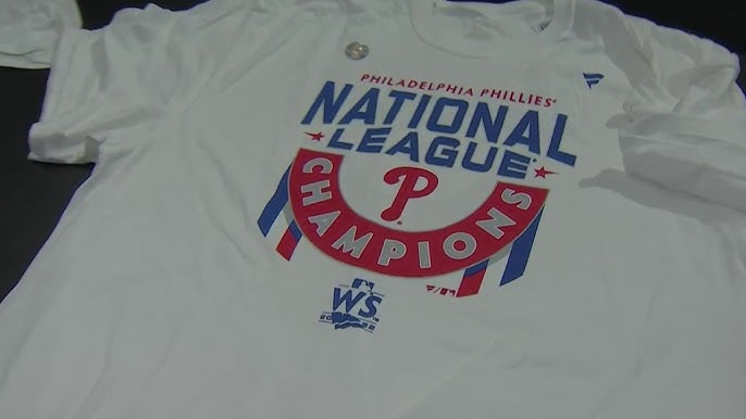 Fans stocking up on Phillies gear ahead of World Series 