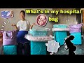 Whats in my hospital bag  lets digged inside the bag  pemas channel