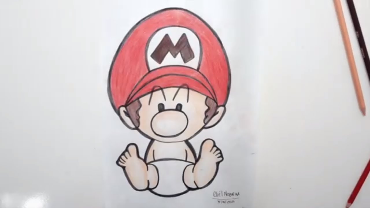 Como Desenhar Super Mario Bros Bebê